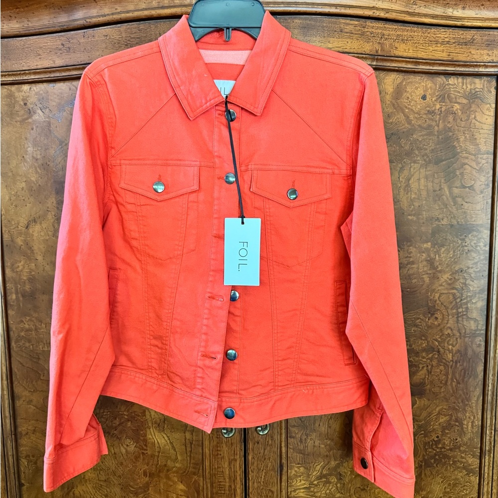Orange dressy jacket
